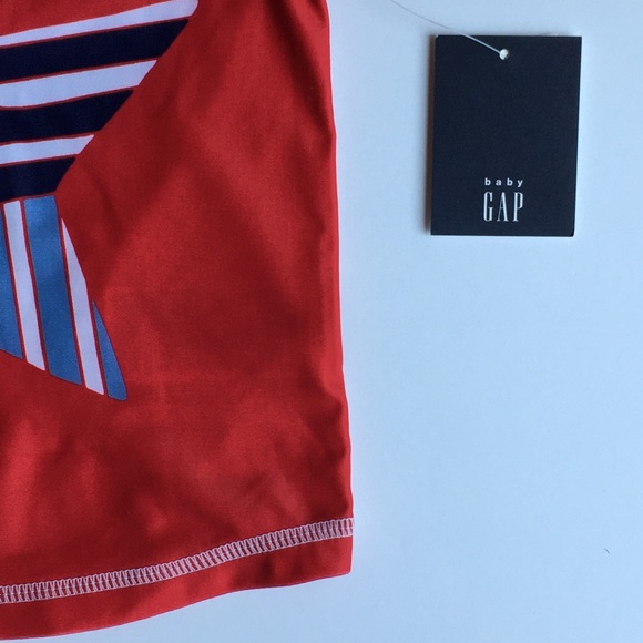 Gap swim shirt size 12 18 months patriotic NWT new - Picture 9 of 12